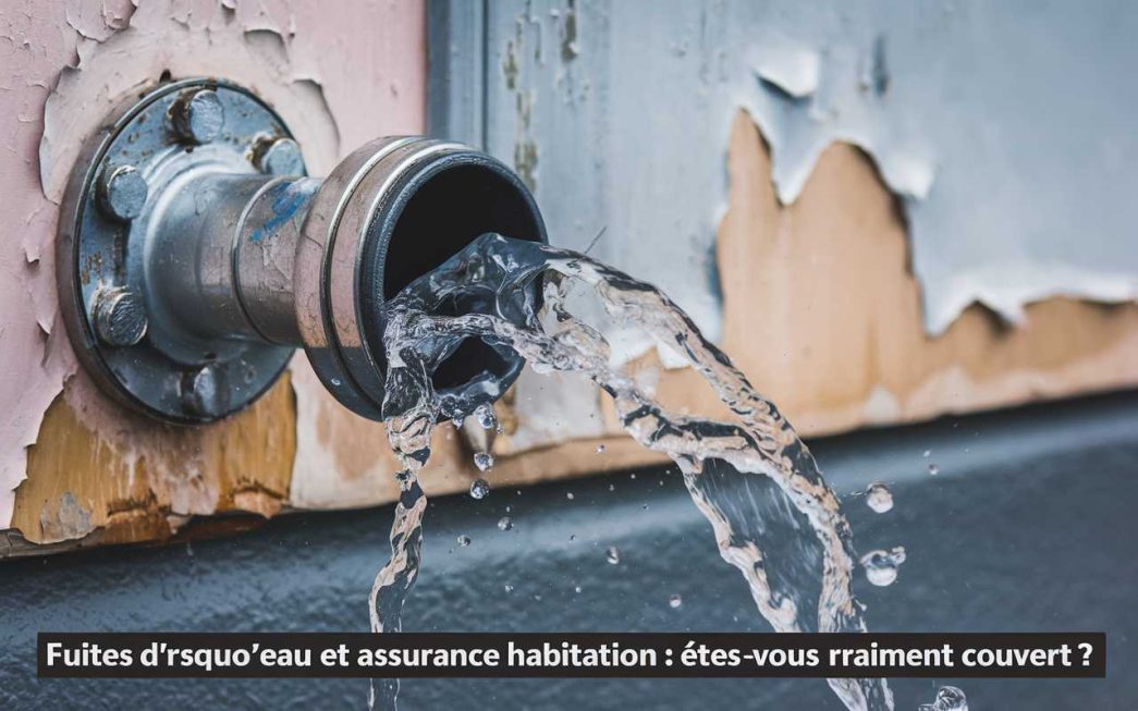 Fuites d&rsquo;eau et assurance habitation : êtes-vous vraiment couvert ?